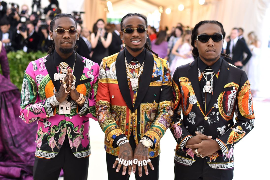 Takeoff, Offset, and Quavo of Migos (Charles Sykes/Invision/AP/REX/Shutterstock)